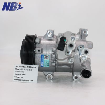 Bộ nén AC 12v cho Corolla / Yizhi OEM mới 88310-0f040/02711 Máy nén không khí cũ