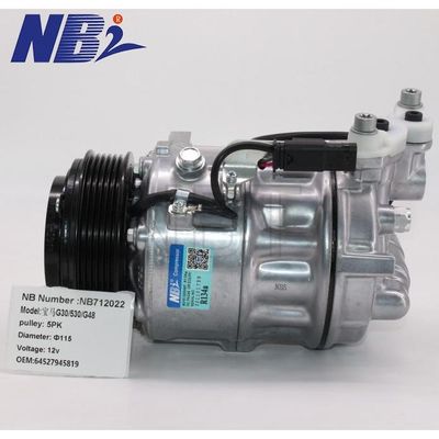 Đối với BMW G30/530/G48 New 12v 5PK Pulley với OEM 64527945819