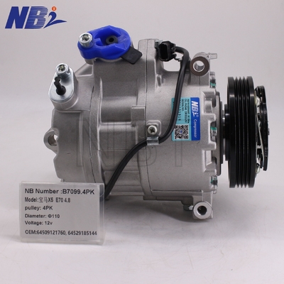 Giá tốt. Đối với BMW X5 E70 4.8 Puli Mới 4PK 110 Đường kính 12V Điện áp OEM 64509121760,64529185144 Máy nén khí trực tuyến
