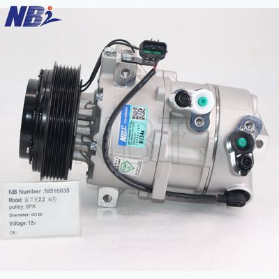 Giá tốt. AC Air Conditioning Compressor DVE16 for HYUNDAI TUCSON 2.0 IX35 KIA SPORTAGE 2010 CM108168 977012S000 97701-2S000 1027E-01500 trực tuyến