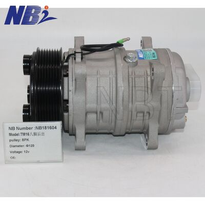 Máy nén AC ô tô 12V cho Universal 8PK Auto Air Conditioning Compressor 12V