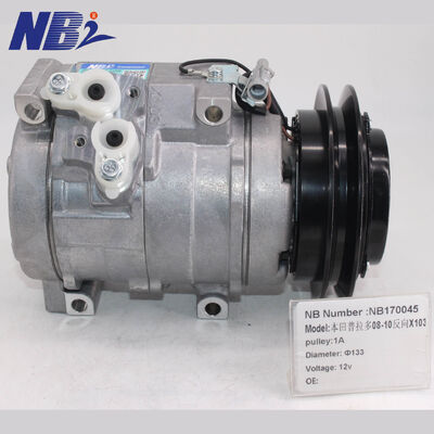 Bán trực tiếp từ nhà máy cho máy nén AC 12V cổng ngược đơn A-Groove 10S17C cho Toyota Prado/Hiace (2002-2008) - OEM CO 29266C